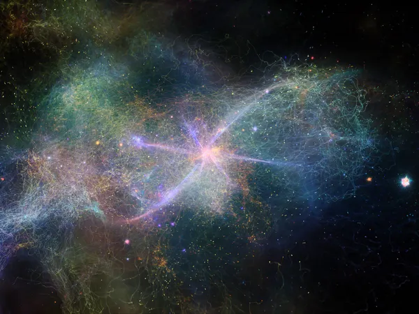 Nebulae frattali in evoluzione — Foto Stock