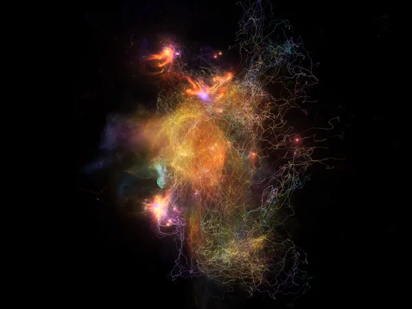 Unfolding, fractal Bulutsu listesi — Stok fotoğraf