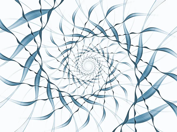 Isoliertes Spiralelement — Stockfoto