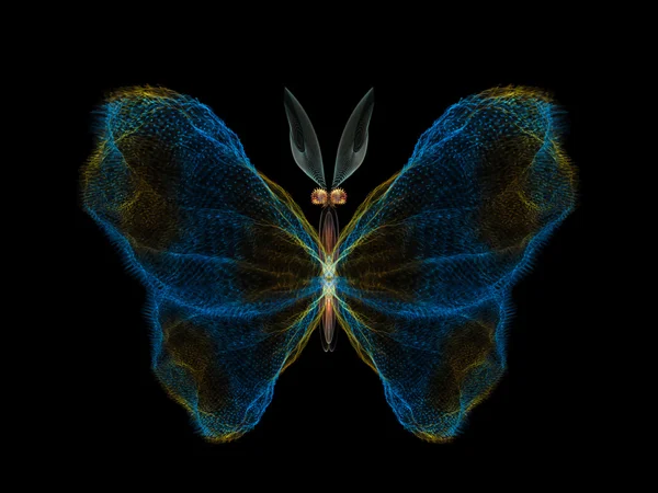Digitaler Schmetterling — Stockfoto