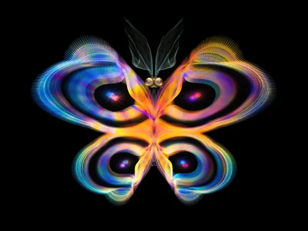 Mariposa vibrante — Foto de Stock