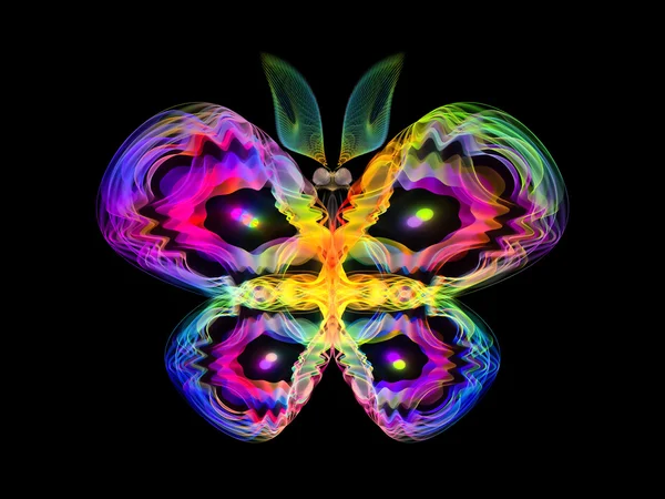 Яркая бабочка — стоковое фото