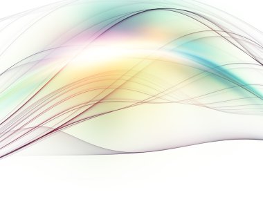 önceden in fractal dalgalar