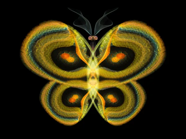 Віртуальний метелик — стокове фото