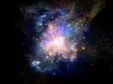 Visualization of Fractal Nebulae clipart