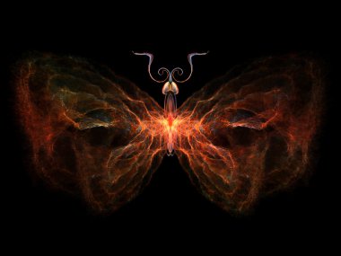 doğru dijital kelebek