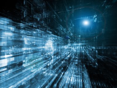 sanal şehir hayatının