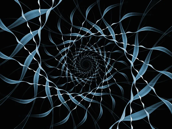 Elemento espiral isolado — Fotografia de Stock