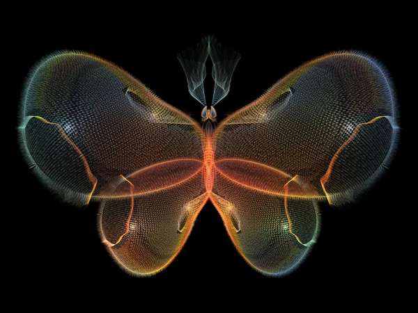 Virtual Butterfly — Stock Photo, Image