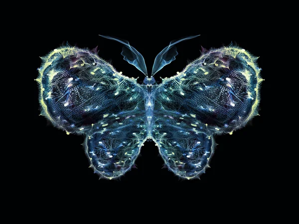 Metaforyczny motyl — Zdjęcie stockowe