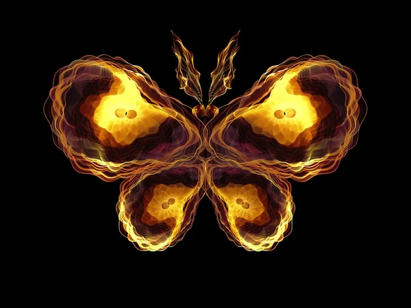 Virtueller Schmetterling — Stockfoto