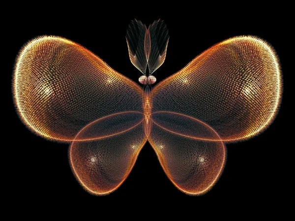 Virtual Butterfly — Stock Photo, Image