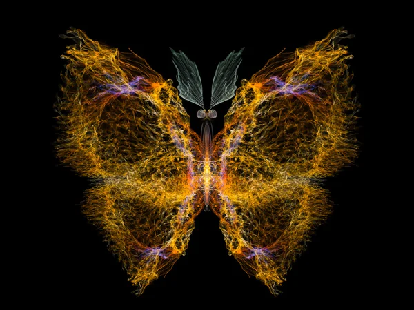 Virtual Butterfly — Stock Photo, Image