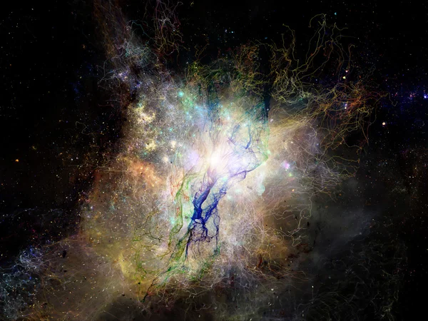 Accidental Fractal Nebulae — Stock Photo, Image