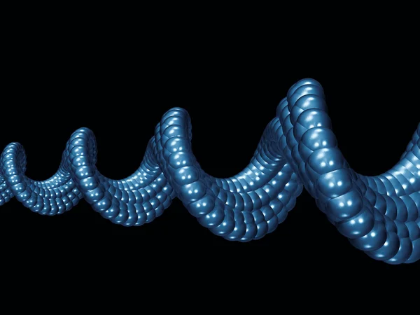 Blue Helix — Stock Photo, Image