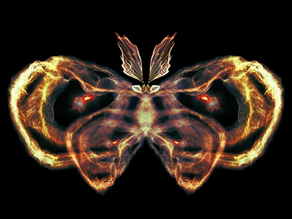 Σχεδίαση πεταλούδας — Φωτογραφία Αρχείου
