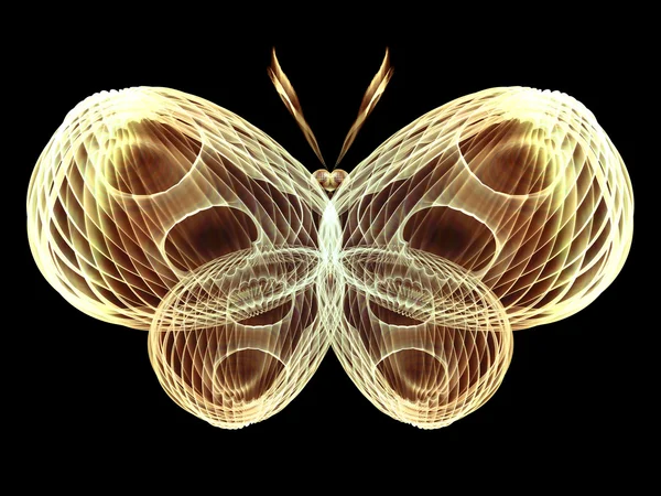 Kunstmatige vlinder — Stockfoto