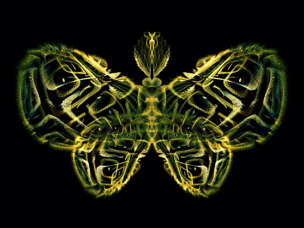 Kavramsal kelebek — Stok fotoğraf