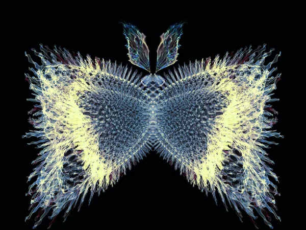 Illusion av fjäril — Stockfoto