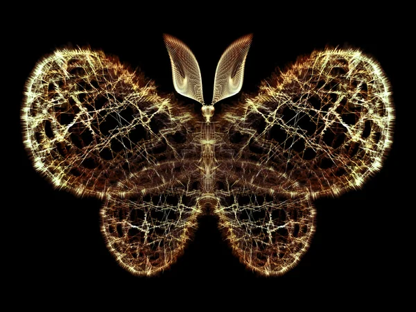 蝶のような錯覚 — ストック写真
