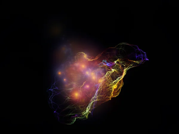 Virtualization of Fractal Nebulae — Stock Photo, Image