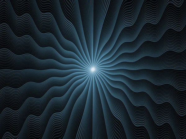 Energie van fractal burst — Stockfoto
