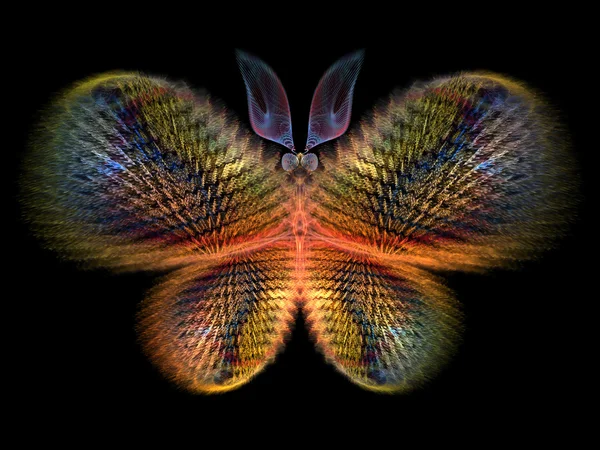 Digitaler Schmetterling — Stockfoto