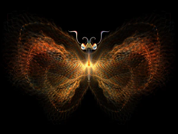 Ψηφιακή πεταλούδα — Φωτογραφία Αρχείου