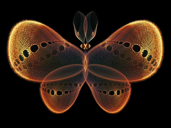 Wirtualne motyl — Zdjęcie stockowe