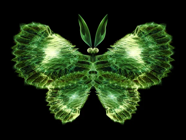 概念的な蝶 — ストック写真