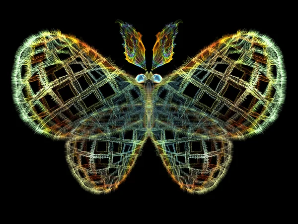 프랙탈 나비 — 스톡 사진