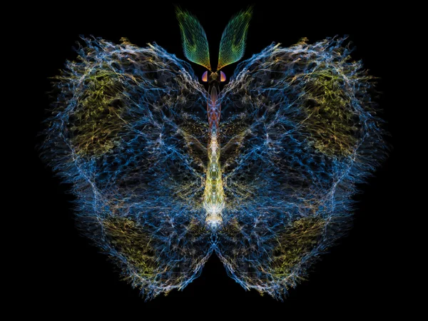 Virtueller Schmetterling — Stockfoto