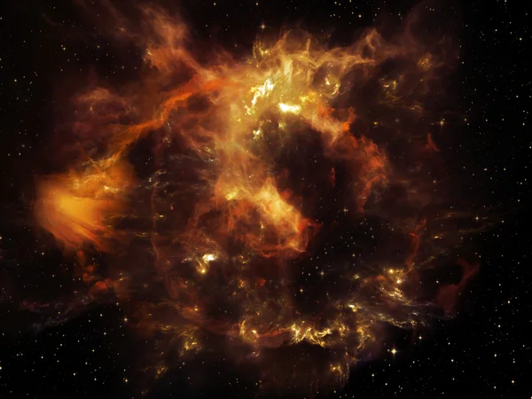 Virtual Crab Nebula — Stock Photo, Image