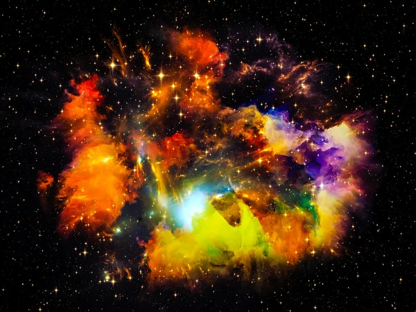 Nebulosa frattale — Foto Stock