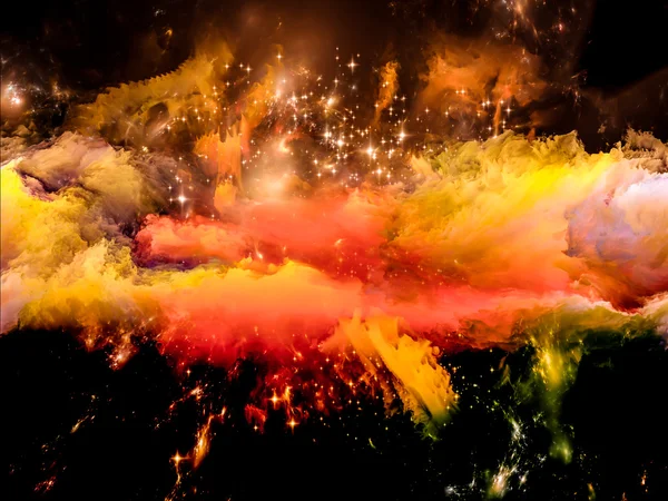 Desenho da nebulosa — Fotografia de Stock