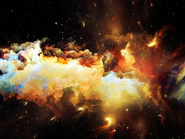 Nebulosa brilhante — Fotografia de Stock