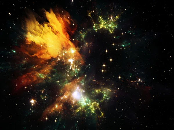 Sfondo della nebulosa — Foto Stock