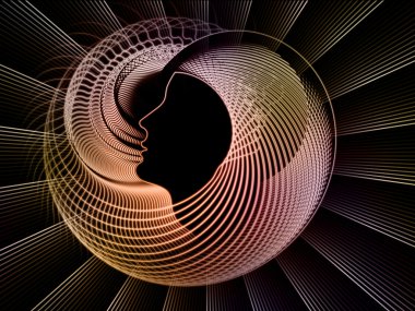 ruhun geometrisi arka plan