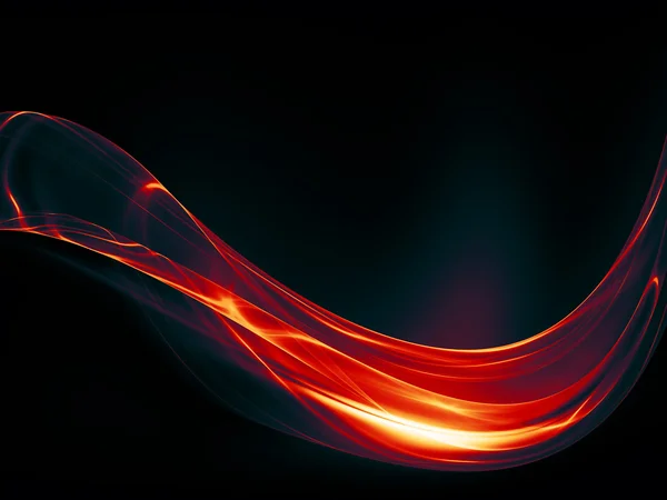 フラクタル波抽象化 — ストック写真