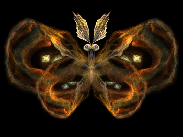 Borboleta fractal — Fotografia de Stock