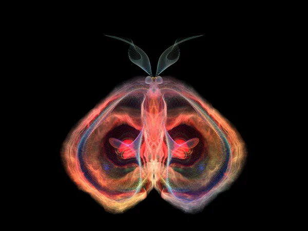 Feingliedriger Schmetterling — Stockfoto