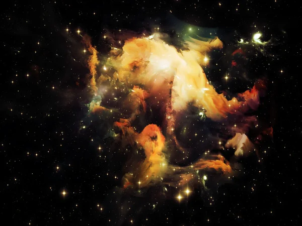 Lysande nebulosa — Stockfoto