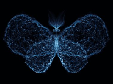 doğru dijital kelebek