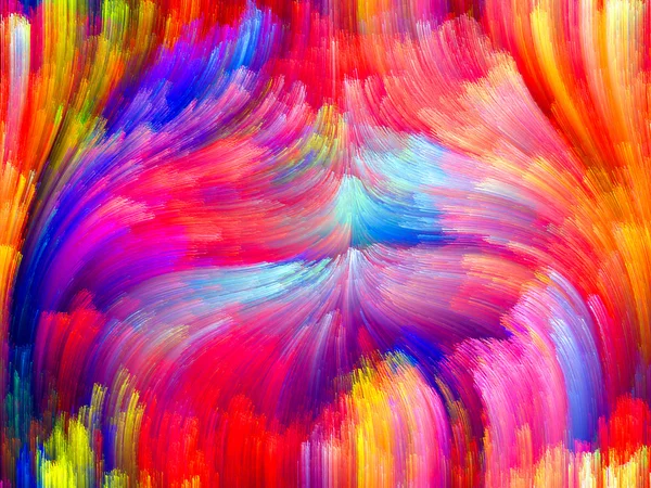 Die Blume der Farbe — Stockfoto