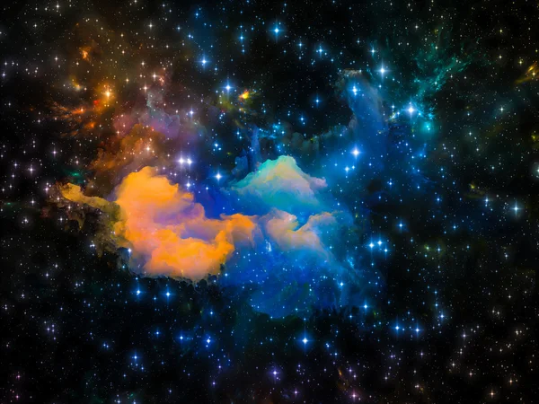 Painted Nebula — Stock Photo, Image