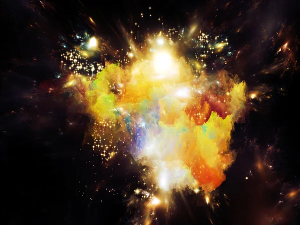 Luci della nebulosa — Foto Stock
