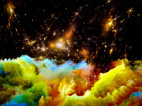 La vida interior de la nebulosa — Foto de Stock