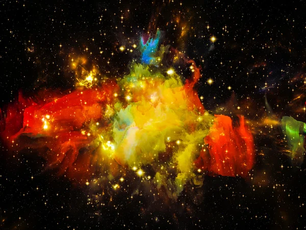 Färgglada nebulosa — Stockfoto