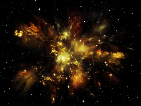 Plano de fundo da nebulosa — Fotografia de Stock