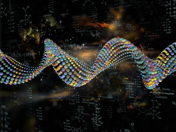 Virtual Proteins — Stock Photo, Image